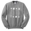 Arrows Graphic Sweatshirt