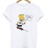 Bart Simpson Enjoying The Ride T-shirt