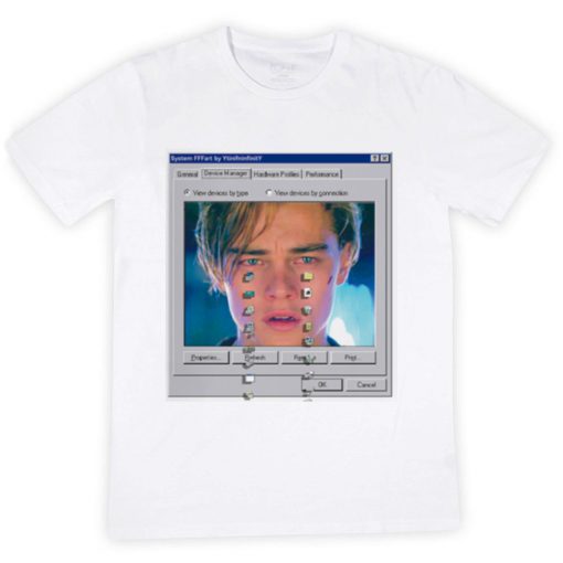 Crying Leonardo Dicaprio T-shirt