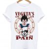 Vegeta Gym Power From Pain T-shirt