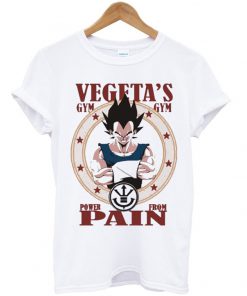 Vegeta Gym Power From Pain T-shirt