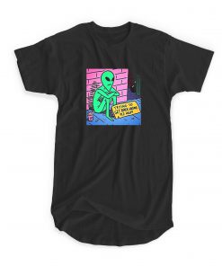 Trying To Get Back Home Alien T-shirt