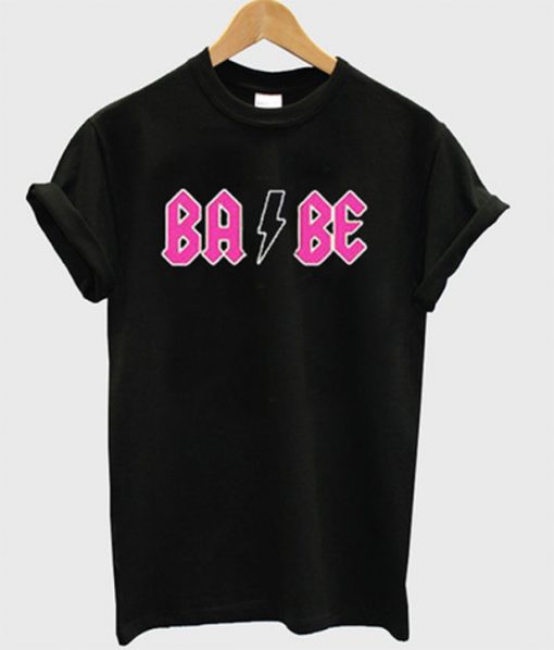 BABE ACDC T-shirt