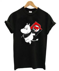 Antifa Moomin Anti Fascist T-shirt