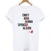 Emily Aria Hanna Spencer Alison PLL T-shirt