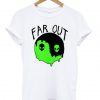 Far Out Yin Yang Alien Planet T-shirt