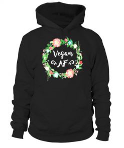 Floral Vegan AF Hoodie