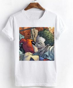 Harley Quinn Kissing Joker T-shirt