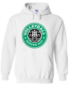 Volleyball Served Hot Hoodie