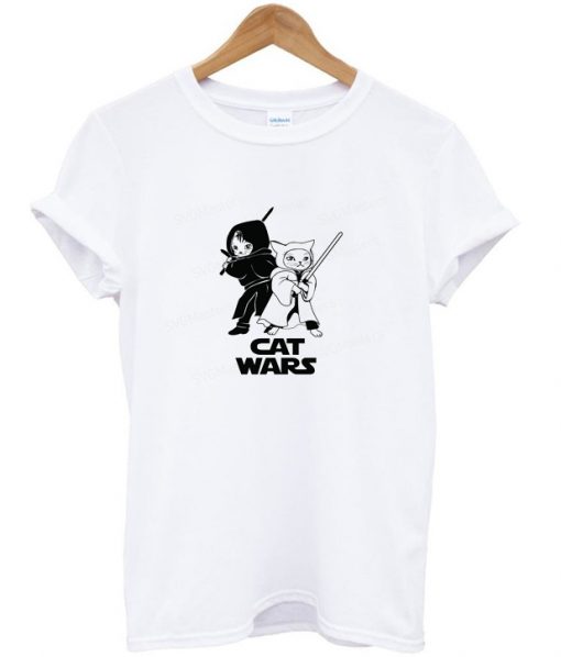 Cat Wars Star Wars Meme T-shirt