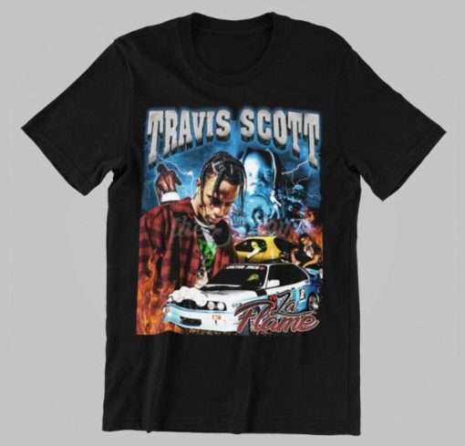 Travis Scoot La Flame T-shirt