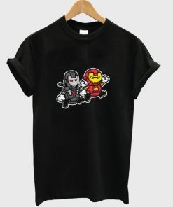 Iron Man and War Machine Cartoon T-shirt