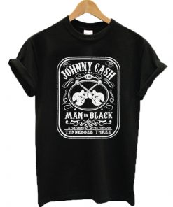 Johnny Cash The Man In Black Featuring The Fabulous Tennessee Three T-shirt
