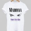 Madonna Who's That Girl World Tour 1987 T-shirt