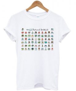 The 62 National Parks US T-shirt