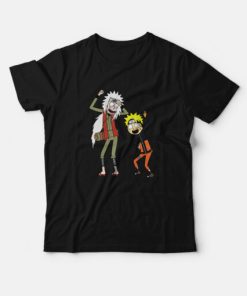 Rick and Morty Naruto and Jiraiya T-shirt