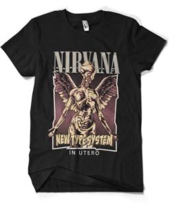 Nirvana Band New Type System In Utero T-shirt