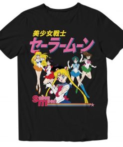 Sailor Moon Scouts Kanji T-shirt