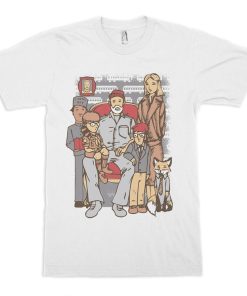 Wes Anderson Movie Heroes T-shirt