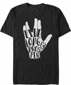 Live Long Prosper Hand Sign T-shirt