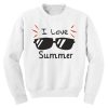 I Love Summer Sweatshirt