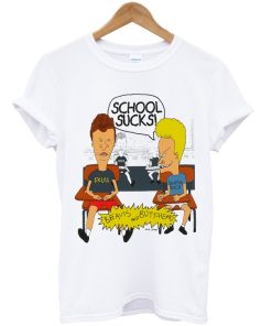 School Sucks Beavis and Butt Head T-shirt