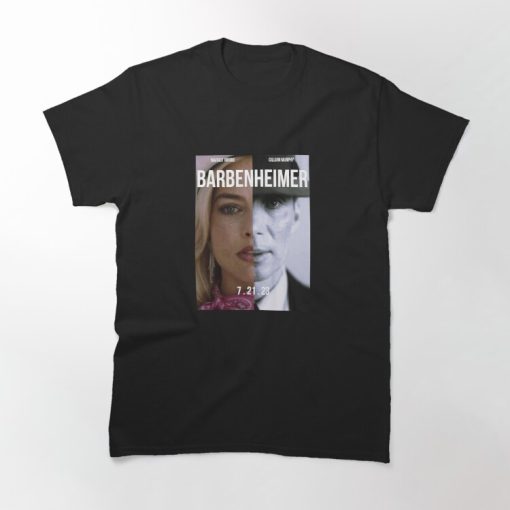 Barbenheimer Potrait T-shirt