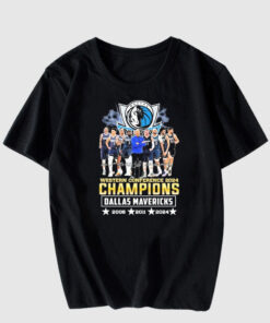 Dallas Mavericks 3 Times Champions Western Conference T Shirt