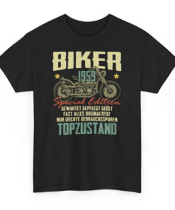 65 Years 1959 Biker Motorcycle Retro Tshirt